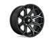 Fuel Wheels Siege Gloss Machined Double Dark Tint 6-Lug Wheel; 22x10; -18mm Offset (23-24 Colorado)