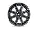 Fuel Wheels Siege Gloss Machined Double Dark Tint 6-Lug Wheel; 22x10; -18mm Offset (23-24 Colorado)