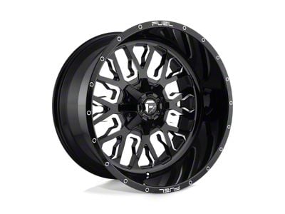 Fuel Wheels Stroke Gloss Black Milled 6-Lug Wheel; 20x9; 20mm Offset (23-24 Colorado)