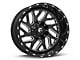 Fuel Wheels Triton Gloss Black Milled 6-Lug Wheel; 22x12; -43mm Offset (23-24 Colorado)
