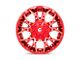 Fuel Wheels Twitch Candy Red Milled 6-Lug Wheel; 22x12; -44mm Offset (23-24 Colorado)
