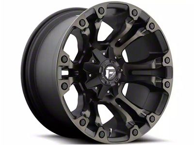 Fuel Wheels Vapor Matte Black Double Dark Tint 6-Lug Wheel; 18x9; 1mm Offset (23-24 Colorado)