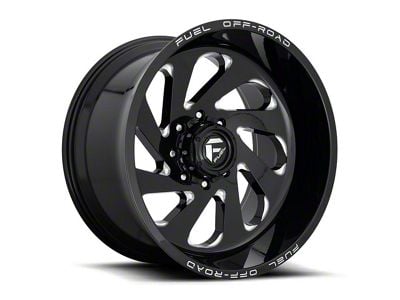 Fuel Wheels Vortex Gloss Black Milled 6-Lug Wheel; 20x10; -19mm Offset (23-25 Colorado)