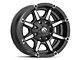 Fuel Wheels Coupler Matte Black Machined 6-Lug Wheel; 17x9; -12mm Offset (09-14 F-150)