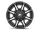 Fuel Wheels Coupler Matte Black Machined 6-Lug Wheel; 17x9; -12mm Offset (09-14 F-150)