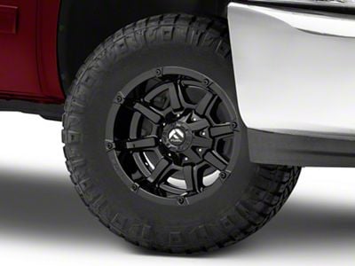 Fuel Wheels Coupler Gloss Black 6-Lug Wheel; 17x9; -12mm Offset (07-13 Silverado 1500)