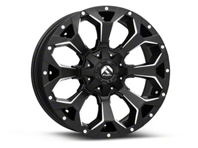 Fuel Wheels Assault Black Milled 5-Lug Wheel; 20x9; 20mm Offset (05-11 Dakota)