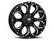 Fuel Wheels Assault Black Milled 5-Lug Wheel; 20x9; 20mm Offset (05-11 Dakota)