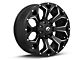 Fuel Wheels Assault Black Milled 5-Lug Wheel; 20x9; 20mm Offset (05-11 Dakota)