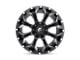 Fuel Wheels Assault Matte Black Milled 5-Lug Wheel; 18x9; 20mm Offset (05-11 Dakota)