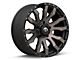 Fuel Wheels Blitz Matte Black Double Dark Tint 5-Lug Wheel; 22x12; -44mm Offset (05-11 Dakota)