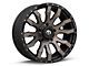 Fuel Wheels Blitz Matte Black Double Dark Tint 5-Lug Wheel; 22x12; -44mm Offset (05-11 Dakota)