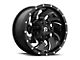 Fuel Wheels Cleaver Black Milled 5-Lug Wheel; 20x12; -44mm Offset (05-11 Dakota)