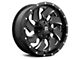 Fuel Wheels Cleaver Gloss Black Milled 5-Lug Wheel; 22x12; -44mm Offset (05-11 Dakota)