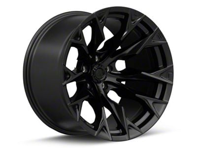 Fuel Wheels Flame Blackout 5-Lug Wheel; 20x10; -18mm Offset (05-11 Dakota)