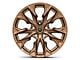 Fuel Wheels Flame Platinum Bronze 5-Lug Wheel; 20x9; 1mm Offset (05-11 Dakota)