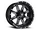 Fuel Wheels Maverick Gloss Black Milled 5-Lug Wheel; 22x12; -44mm Offset (05-11 Dakota)