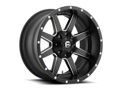 Fuel Wheels Maverick Matte Black Milled 5-Lug Wheel; 20x12; -44mm Offset (05-11 Dakota)