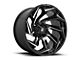 Fuel Wheels Reaction Gloss Black Milled 5-Lug Wheel; 20x9; 1mm Offset (05-11 Dakota)