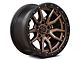 Fuel Wheels Rebel Matte Bronze with Black Bead Ring 5-Lug Wheel; 20x10; -18mm Offset (05-11 Dakota)