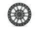 Fuel Wheels Rebel Matte Gunmetal with Black Bead Ring 5-Lug Wheel; 18x9; -12mm Offset (05-11 Dakota)