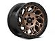 Fuel Wheels Runner OR Bronze with Black Ring 5-Lug Wheel; 15x10; -43mm Offset (87-90 Dakota)