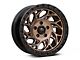 Fuel Wheels Runner OR Bronze with Black Ring 5-Lug Wheel; 15x10; -43mm Offset (87-90 Dakota)