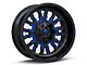 Fuel Wheels Stroke Gloss Black with Blue Tinted Clear 5-Lug Wheel; 20x10; -18mm Offset (87-90 Dakota)