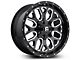 Fuel Wheels Titan Black Milled 5-Lug Wheel; 20x10; -18mm Offset (05-11 Dakota)