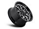 Fuel Wheels Titan Black Milled 5-Lug Wheel; 20x10; -18mm Offset (05-11 Dakota)