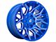 Fuel Wheels Twitch Anodized Blue Milled 5-Lug Wheel; 20x10; -18mm Offset (87-90 Dakota)