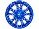 Fuel Wheels Twitch Anodized Blue Milled 5-Lug Wheel; 20x10; -18mm Offset (87-90 Dakota)