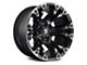 Fuel Wheels Vapor Matte Black Double Dark Tint 5-Lug Wheel; 18x9; 1mm Offset (87-90 Dakota)