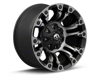 Fuel Wheels Vapor Matte Black Gray Tint 5-Lug Wheel; 20x9; 35mm Offset (87-90 Dakota)