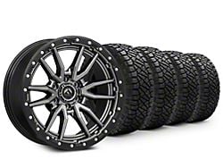 20x9 Fuel Wheels Rebel & 33in NITTO All-Terrain Ridge Grappler A/T Tire Package (15-20 F-150)