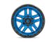 Fuel Wheels Ammo Blue with Black Lip 6-Lug Wheel; 17x9; -12mm Offset (21-24 F-150)