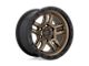 Fuel Wheels Ammo Matte Bronze with Black Bead Ring 6-Lug Wheel; 18x9; -12mm Offset (21-24 F-150)