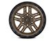 Fuel Wheels Ammo Matte Bronze with Black Bead Ring 6-Lug Wheel; 20x9; 1mm Offset (21-25 F-150)