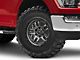 Fuel Wheels Ammo Matte Gunmetal with Black Bead Ring 6-Lug Wheel; 17x9; -12mm Offset (21-25 F-150)