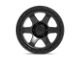 Fuel Wheels Block Matte Black with Black Ring 6-Lug Wheel; 18x9; 20mm Offset (21-24 F-150)