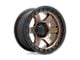Fuel Wheels Block Matte Bronze with Black Ring 6-Lug Wheel; 18x9; 20mm Offset (21-24 F-150)