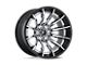 Fuel Wheels Burn Chrome with Gloss Black Lip 6-Lug Wheel; 20x9; 1mm Offset (21-25 F-150)