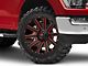 Fuel Wheels Contra Gloss Black with Red Tinted Clear 6-Lug Wheel; 20x9; 2mm Offset (21-24 F-150)