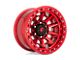 Fuel Wheels Covert Beadlock Candy Red 6-Lug Wheel; 17x9; -15mm Offset (21-24 F-150)