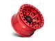 Fuel Wheels Covert Beadlock Candy Red 6-Lug Wheel; 17x9; -15mm Offset (21-24 F-150)