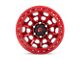 Fuel Wheels Covert Beadlock Candy Red 6-Lug Wheel; 17x9; -15mm Offset (21-24 F-150)