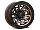 Fuel Wheels Covert Matte Bronze with Black Bead Ring 6-Lug Wheel; 17x9; 1mm Offset (21-24 F-150)