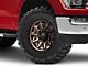 Fuel Wheels Covert Matte Bronze with Black Bead Ring 6-Lug Wheel; 18x9; -12mm Offset (21-25 F-150)