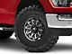 Fuel Wheels Covert Matte Gunmetal with Black Bead Ring 6-Lug Wheel; 17x8.5; 14mm Offset (21-24 F-150)