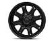 Fuel Wheels Darkstar Matte Black with Gloss Black Lip 6-Lug Wheel; 20x9; 1mm Offset (21-24 F-150)